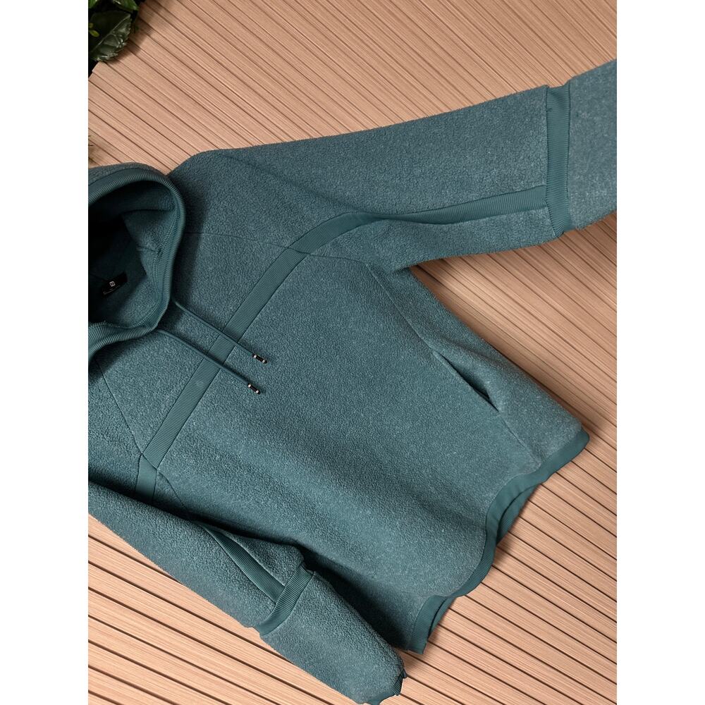 Nike Therma Fleece Training Hoodie Womens Sz XS Teal Blue BV5276-364 - Picture 5 of 12